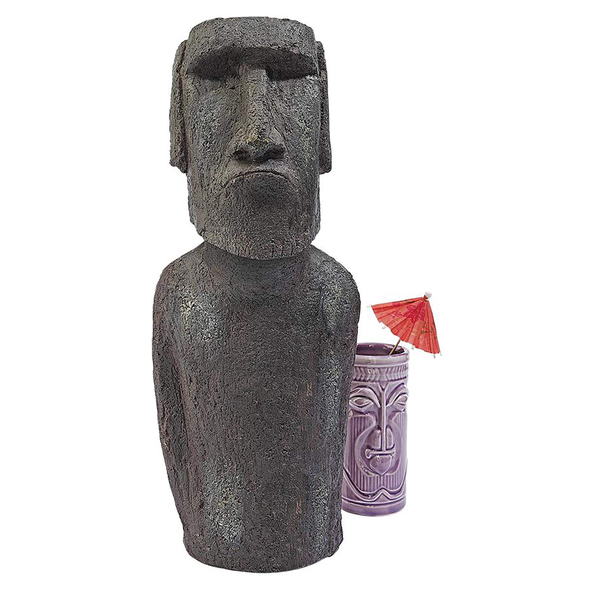 Design Toscano® 16" Small Easter Island Ahu Akivi Moai Monolith Statue